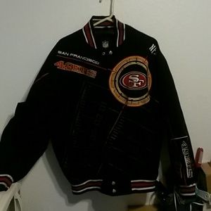 Original 49er letterman coat.